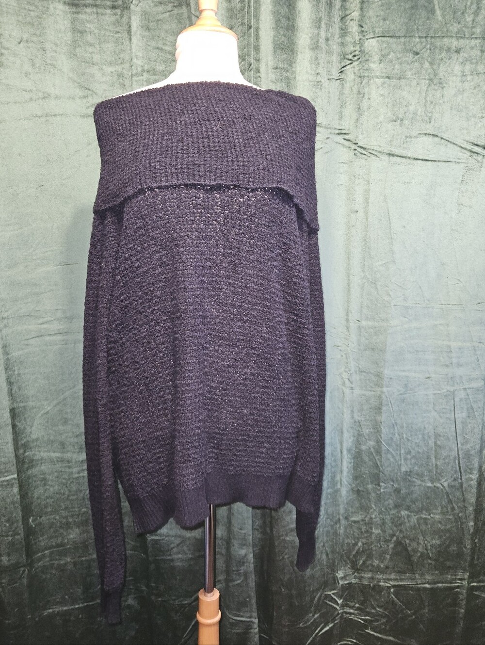Free People Oversized Off The Shoulder Knit Sweater